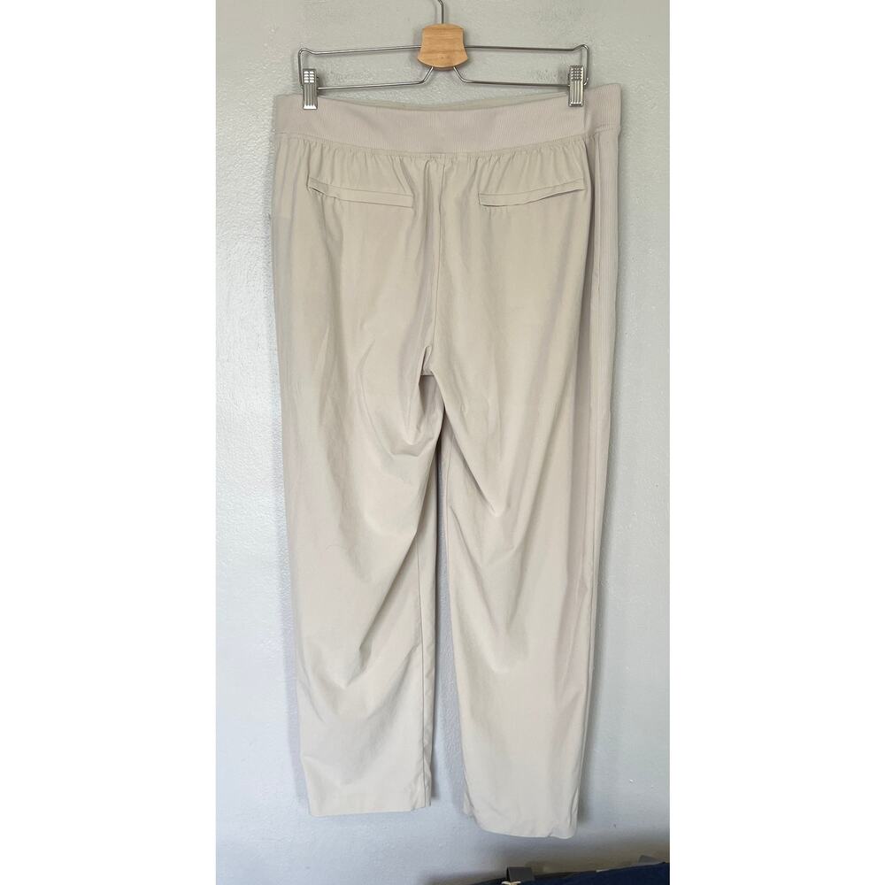 Athleta Brooklyn Mid Rise Ankle Pants Women's Size 14 Abalone Cropped Tapered - Picture 3 of 13